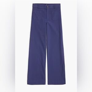 J. Crew Factory Navy Wide-Leg Pants